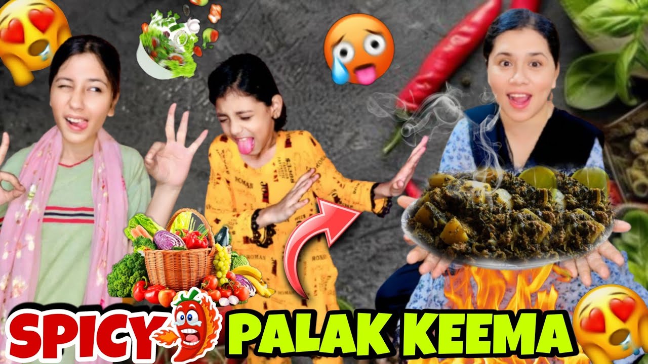 Mama Ne Banaya👩🏻‍🍳 Delicious😋🤤 Keema Palak😍 | Palak Keema Recipe/ Keema Palak Recipe😋🤤