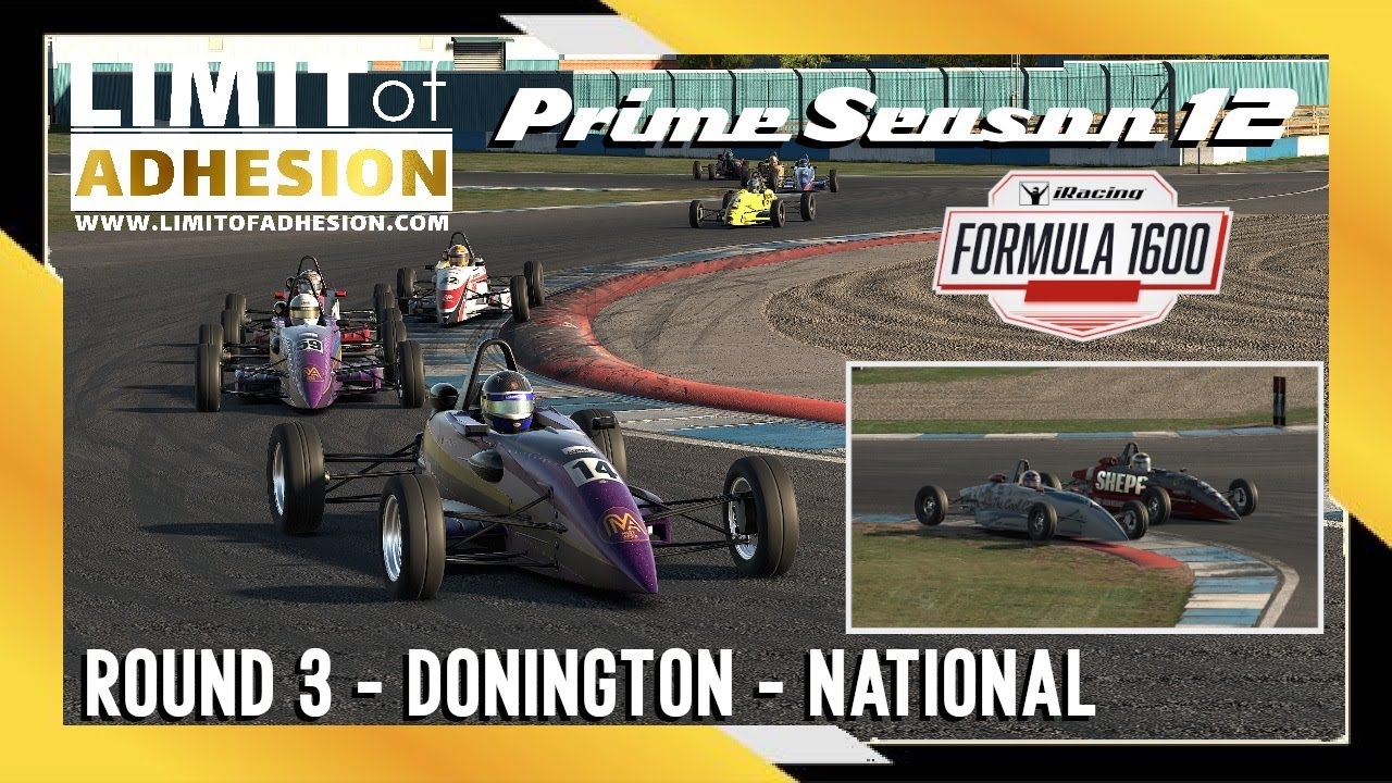 iRacing Limit of Adhesion Racing League - Prime Season 12 - FF1600 - Round 3 - Donington
