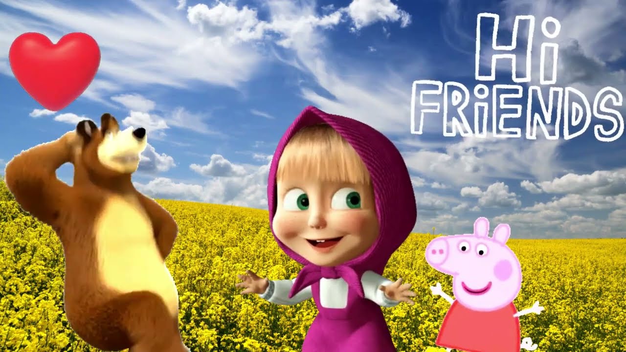 Cartoon characters altogether II Lets dance & Play / Masha, Paw patrol, Peppa and Baby shark II