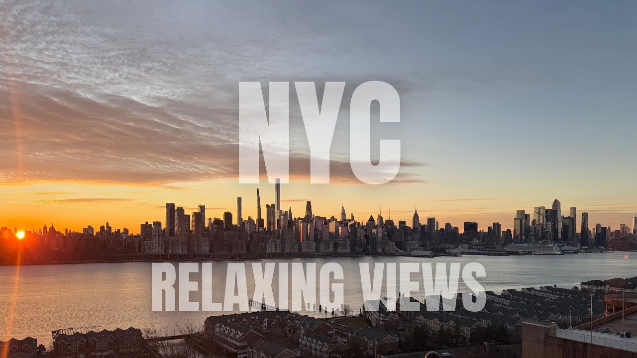 NYC Sunrise View 🌅 | Calm Brazilian Bossa Nova for Relaxation & Focus