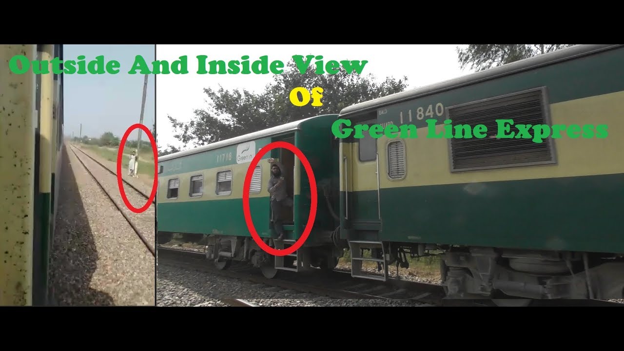 2 In 1 || Inside & Outside View Of Green Line Express || 110 KM/H || Lahore