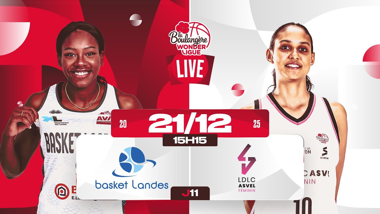 [REPLAY] Basket Landes - Lyon | J11 La Boulangère Wonderligue 2025-2026