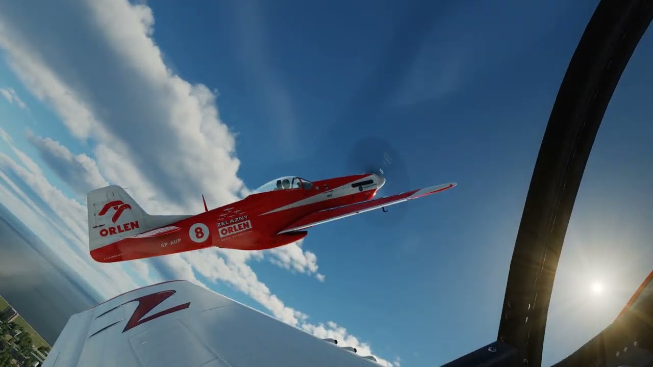 DCS  P51 Formation Duo (cockpit headcam)