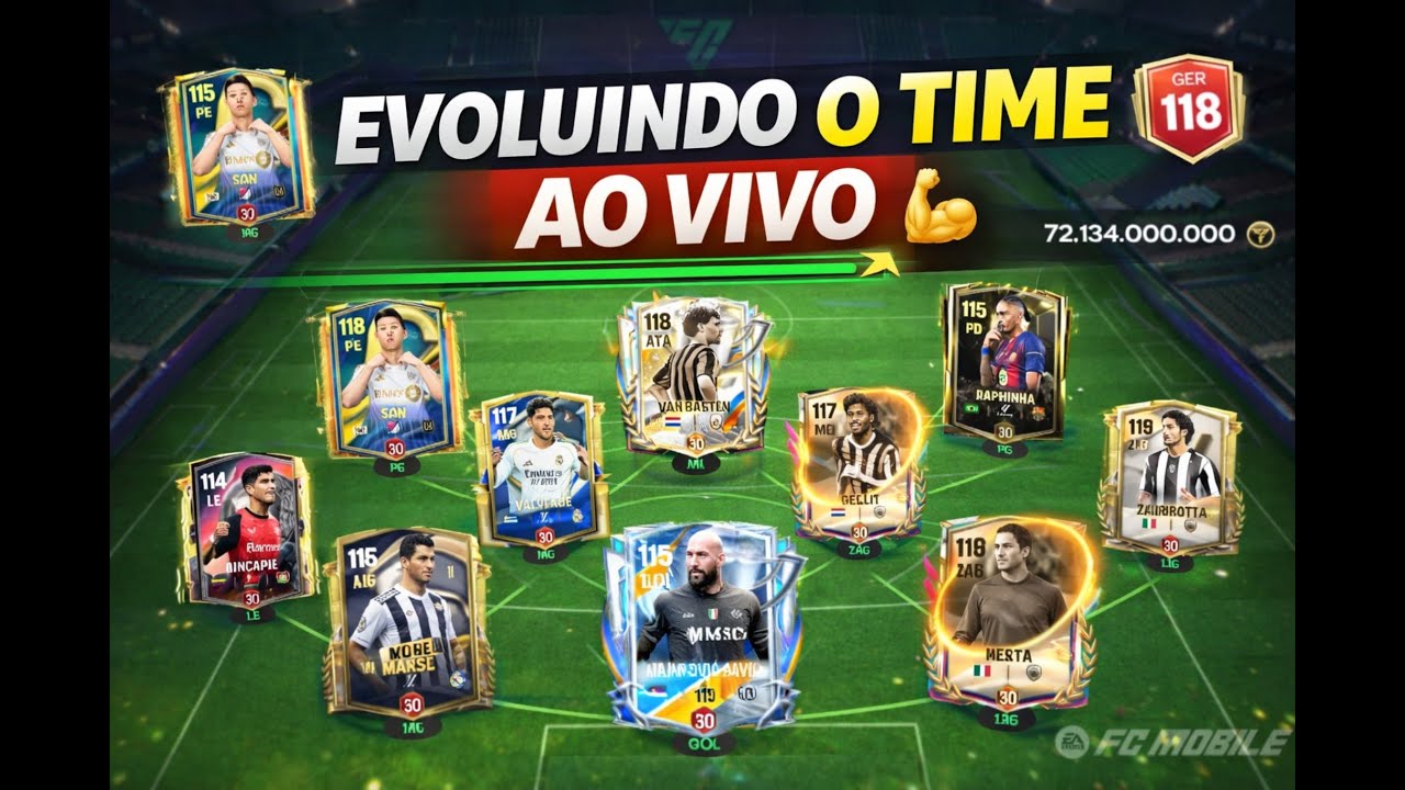 🔥JOGANDO FC MOBILE AO VIVO 🔥 E X1 COM O CHAT 🔥