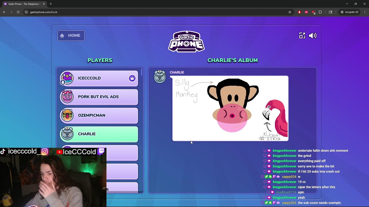 🧊GARTIC PHONE AND SKRIBBL.IO WITH VIEWERS | STREAMING UNTIL 100 SUBS | FRIDAY STREAM🧊