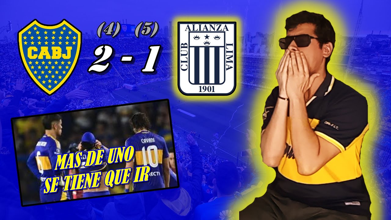 BOCA JUNIORS 2 (4) - Alianza Lima 1 (5) | COPA LIBERTADORES (Fase 2 VUELTA) | Reacción