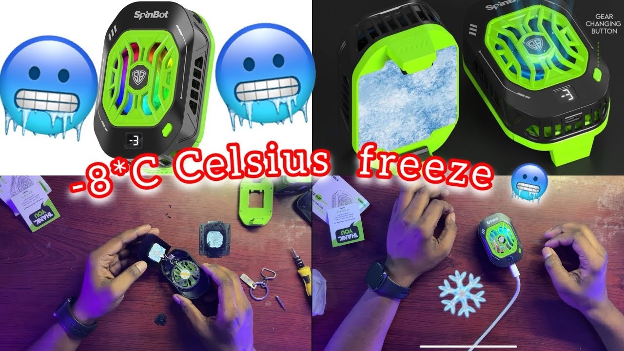 SpinBot IceDot Neo Semiconductor Technology Mobile Phone Cooler for Instant Cooling  #teardown