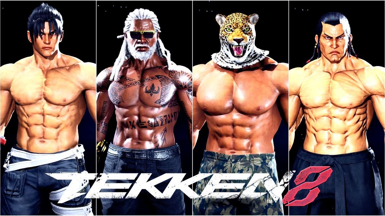 TEKKEN 8 - Physiques of Male Characters (Comment Down Your Favourite)