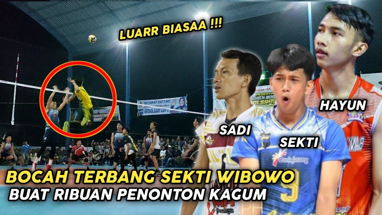 LUAR BIASA❗Kalah Set Pertama Sadi, Sekti & Hayun Ngamuk di Set Kedua Final Grogolsari Cup2023