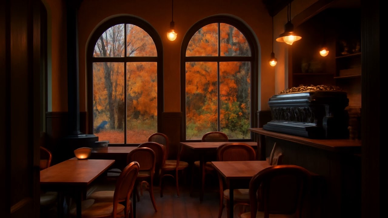 Café de Invierno Nocturno – Cozy Winter Night Jazz for Warmth & Comfort