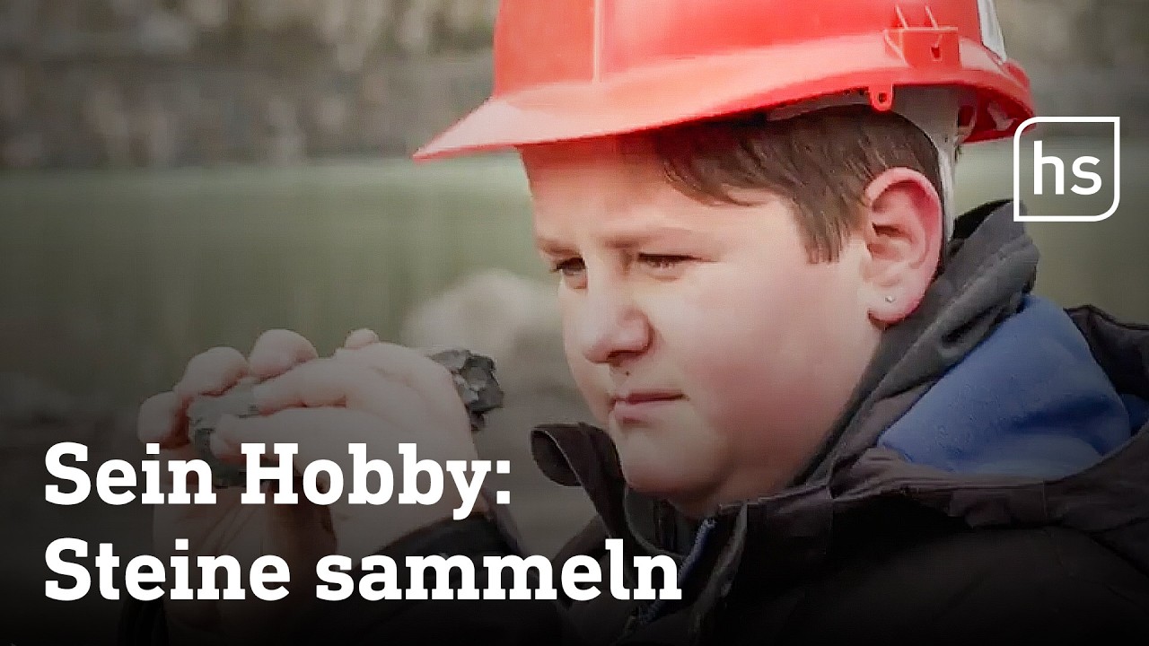 12-Jähriger sammelt mit seinem Vater Steine im Steinbruch | hessenschau