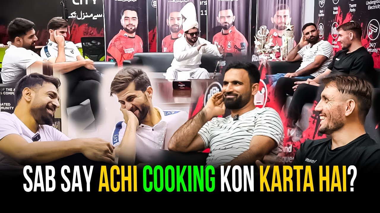 Which player is also the Master Chef ? Sab say Achi Cooking Kon Karta hai?