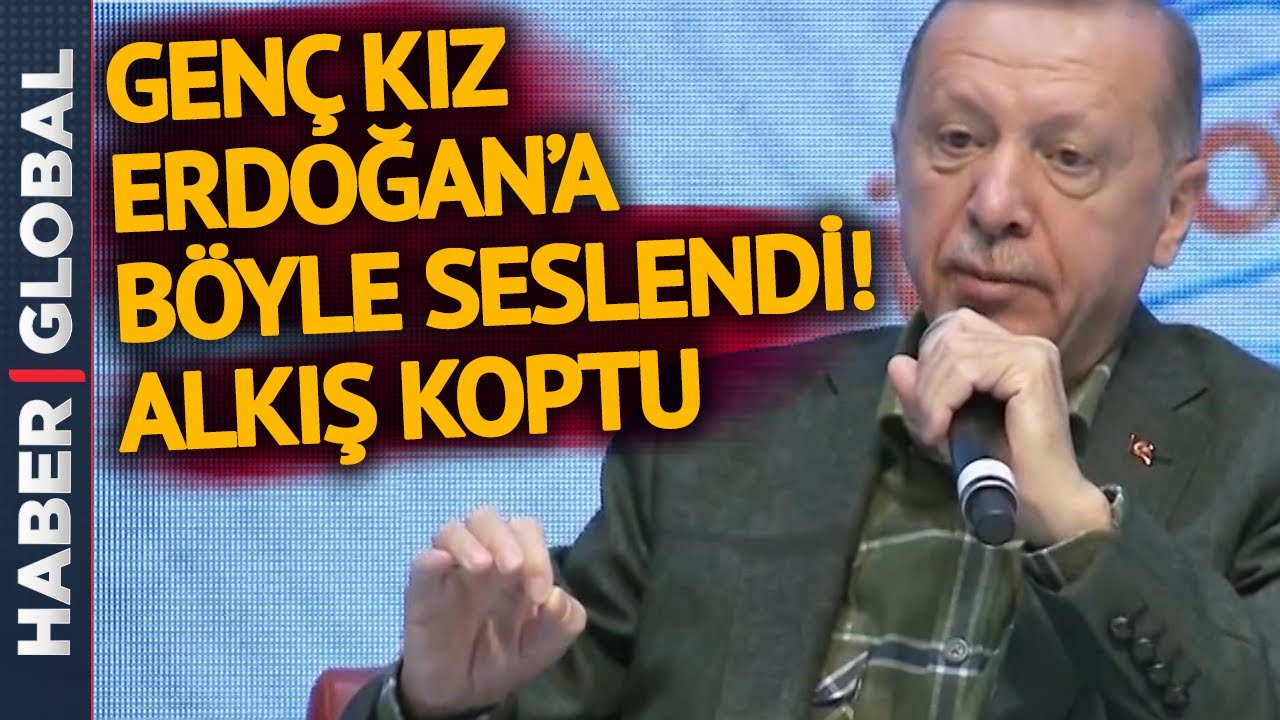 Tüm Salonu Alkışa Boğdu! Genç Kızın Erdoğan'a Seslenişi Salona Damga Vurdu