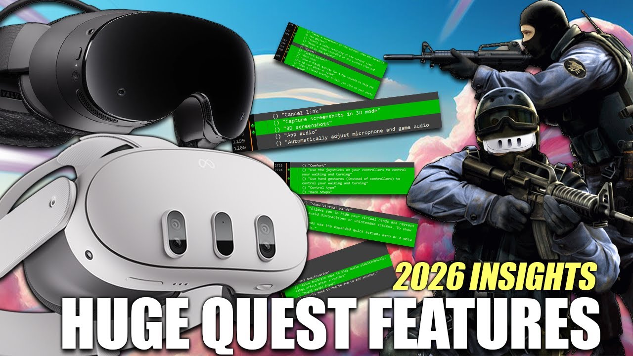 Обнаружены ОГРОМНЫЕ нововведения в Quest! Информация о фреймах Steam и утечка данных, Counter Str...