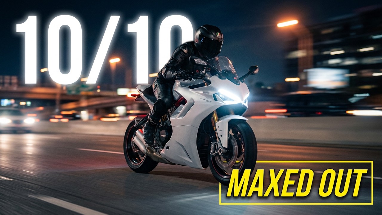Ducati Supersport | NIGHT Ride Hits TOP Speed
