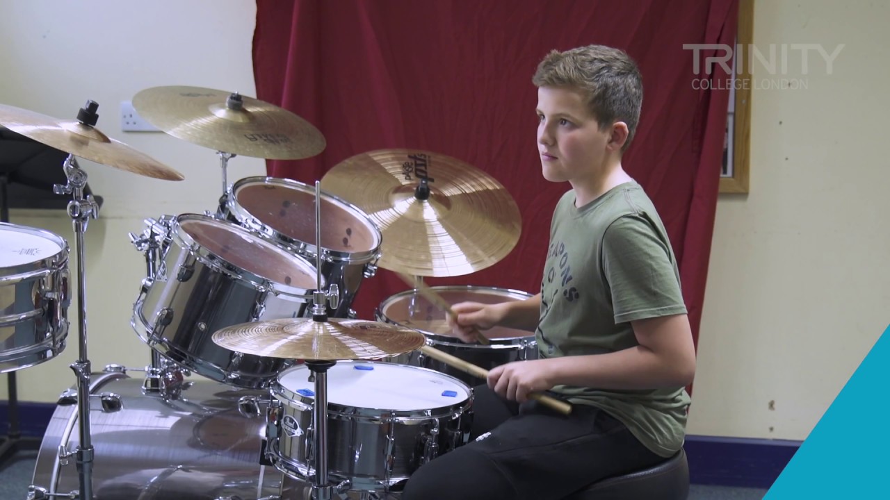 Trinity College London Grade 3 Drum Kit Improvisation Test (Rhythmic stimulus)