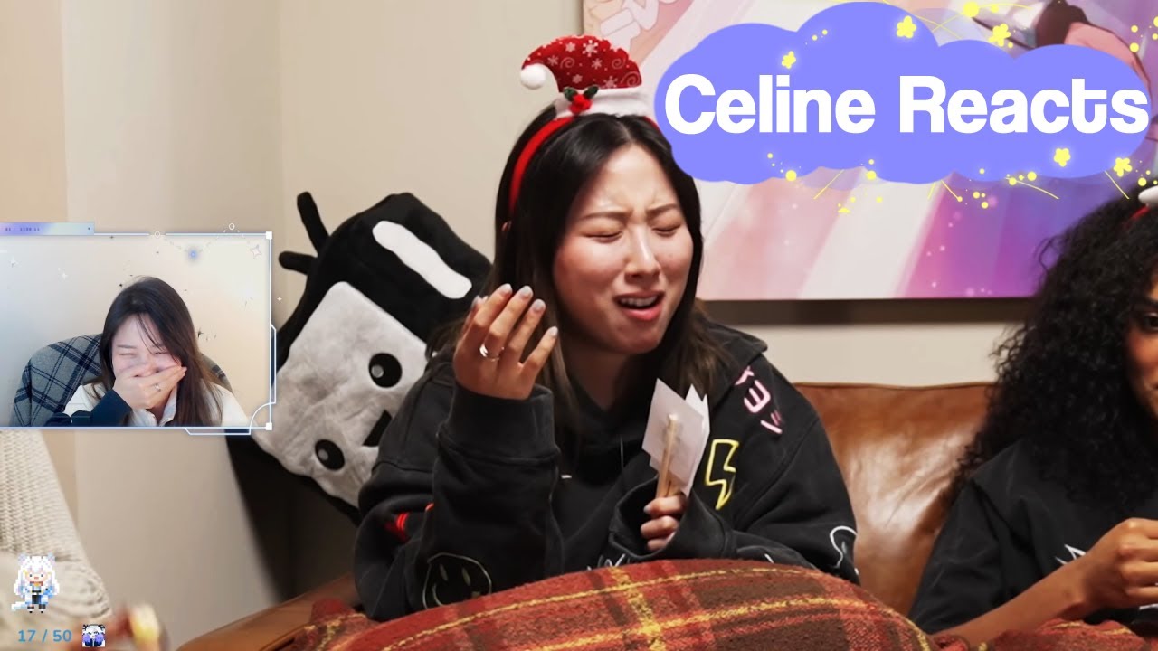 50 minutes of celine reacting to otv videos :3