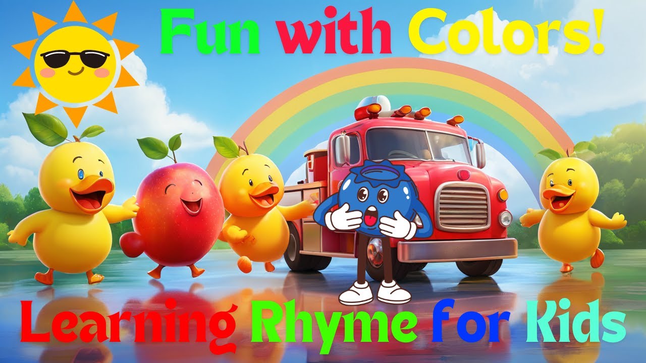 Colors, colors, all around| Fun with Colors - A Vibrant Learning Rhyme for Kids!
