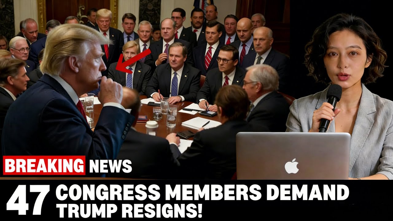 Trump Faces Historic Resignation Demand: 47 Congress Members, Including GOP Leaders, Break Ranks