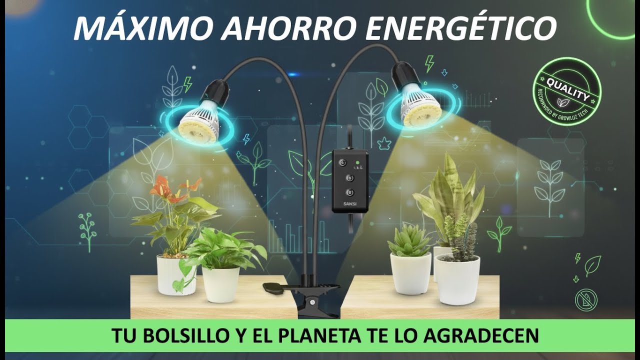 L&aacute;mpara LED de cultivo SANSI&mdash;&iquest;La mejor luz para plantas de interior? | Test y opini&oacute;n real