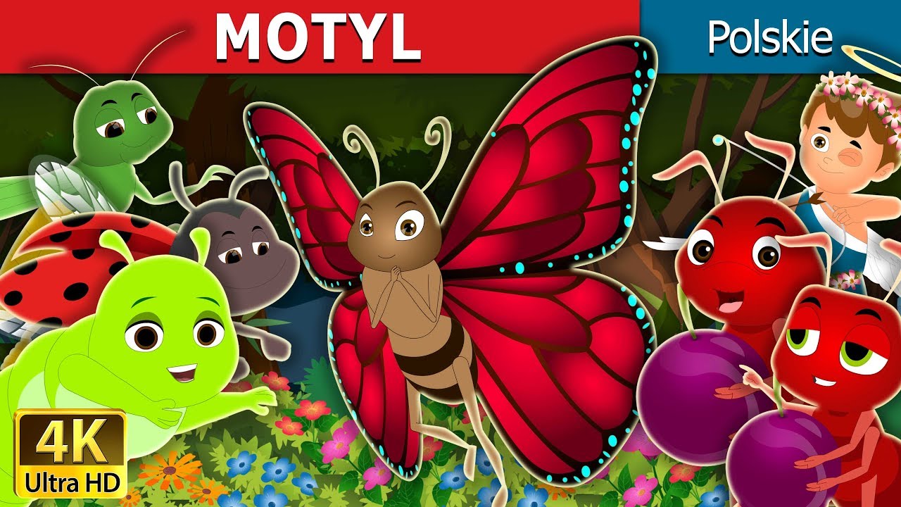 MOTYL | The Butterfly Story | Bajki na Dobranoc | 