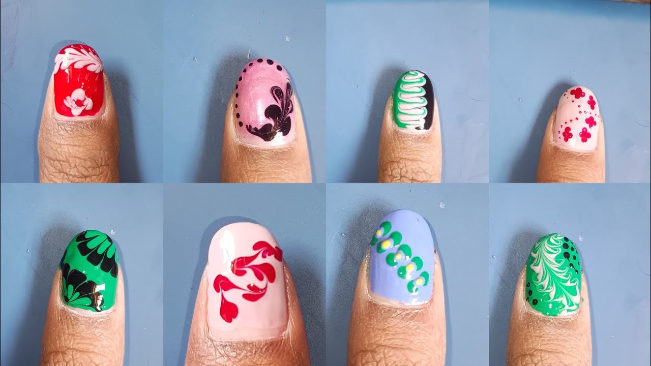 Easy Nail Art Design for Beginners | Simple Nail Art Step by Step 