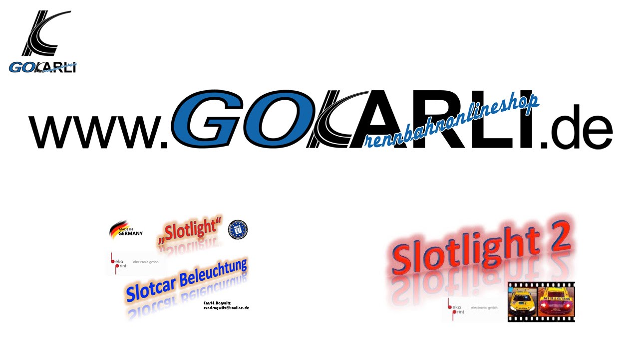 Slotlight 2 bei GOKarli mit 3 mm LEDs f&uuml;r Slotcar Fahrzeuge ohne Scheinwerfergeh&auml;use