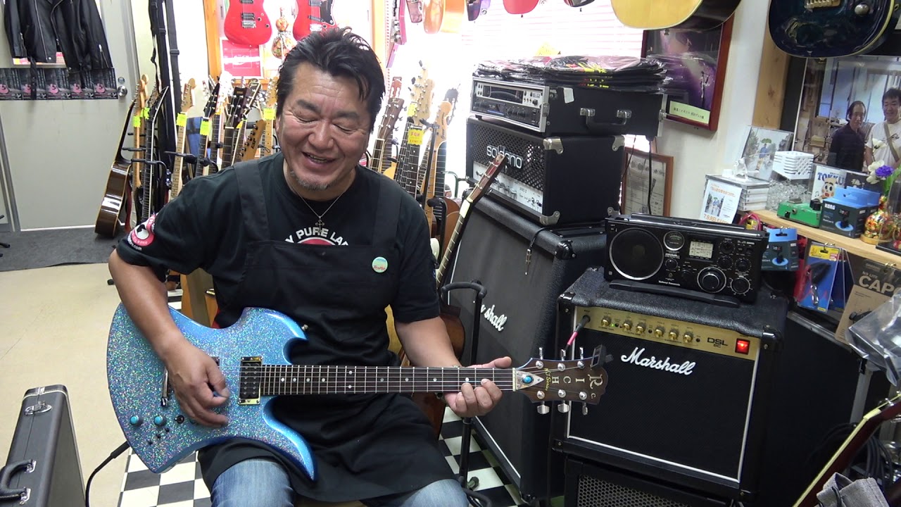 B.C Rich モッキンバード NJシリーズ（国産）豪華ラメ塗装＆ターコイズ