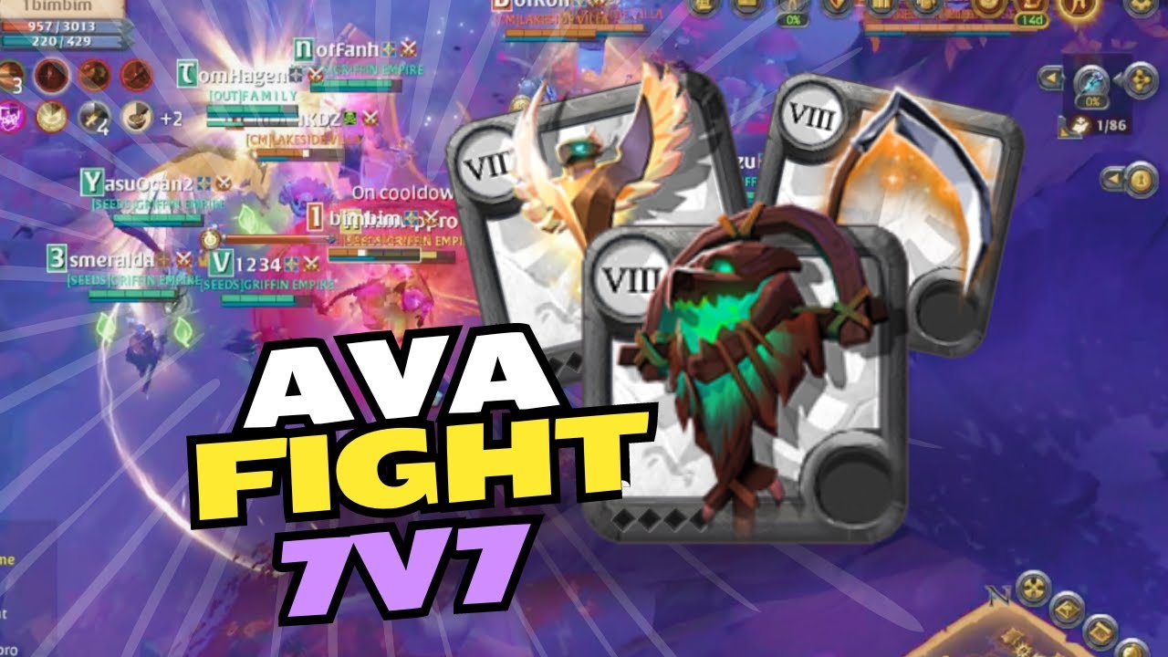 ALBION ONLINE | 7v7 Avalon Road Fight | Infernal Scythe FTB | 7/12