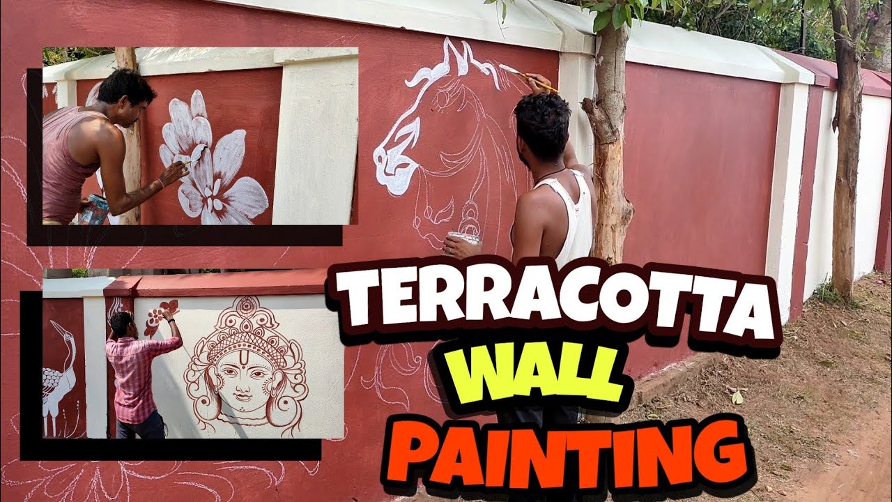@Ramesh Art 99,TERRACOTTA WALL PAINTING