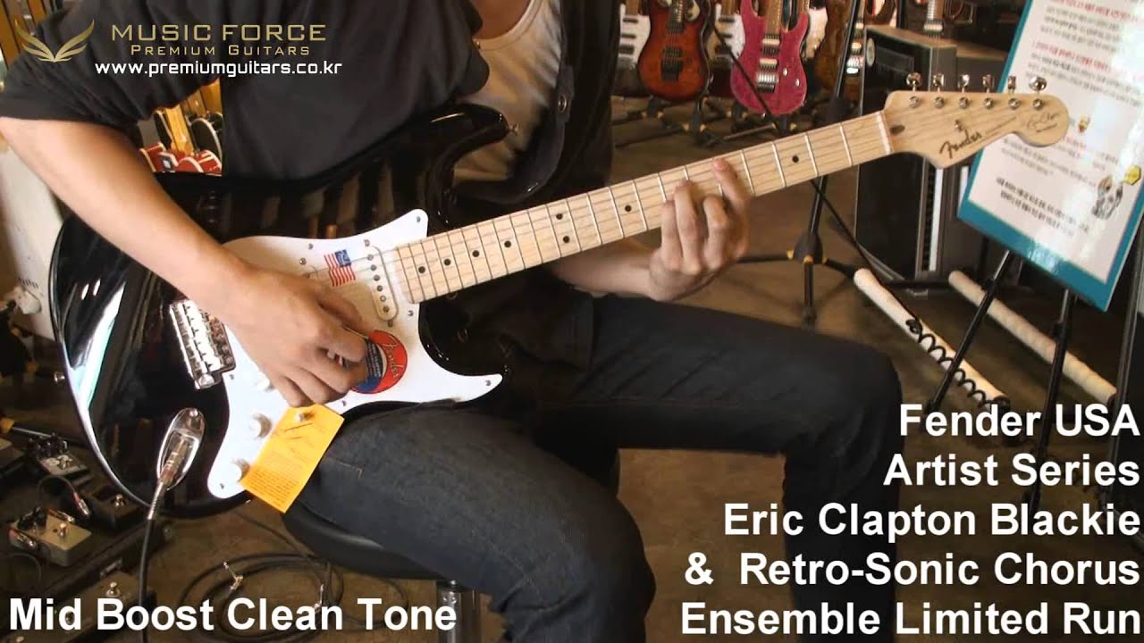 Fender USA Artist Series Eric Clapton Blackie Demo by Music force