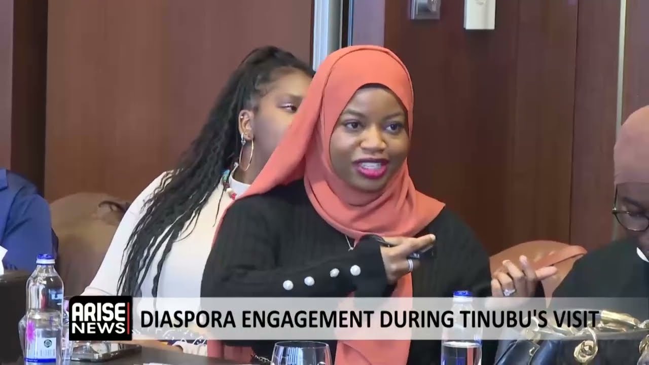 DIASPORA ENGAGEMENT DURING TINUBU'S VISIT