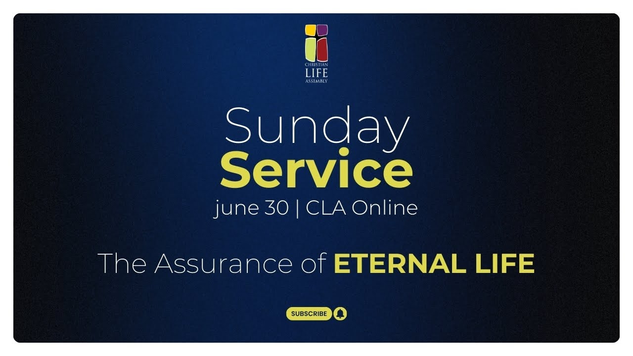 The Assurance of eternal life || Pst. Amos K