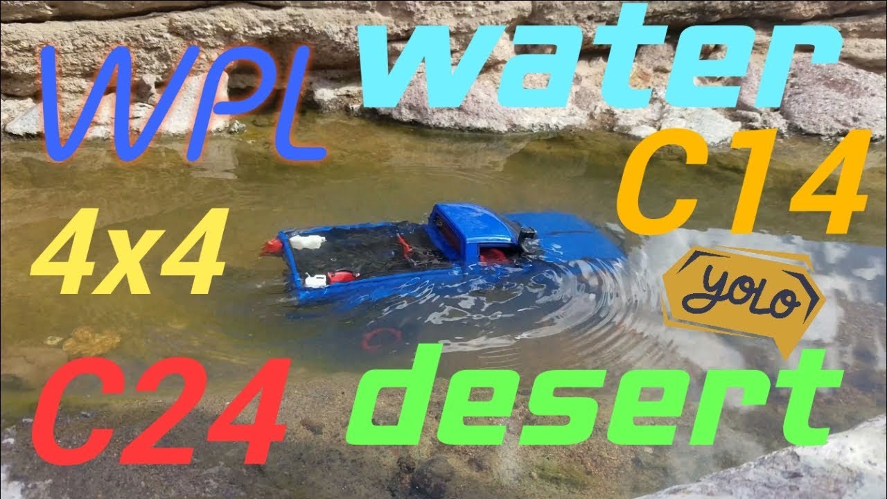 WPL C24 and C14 water run.