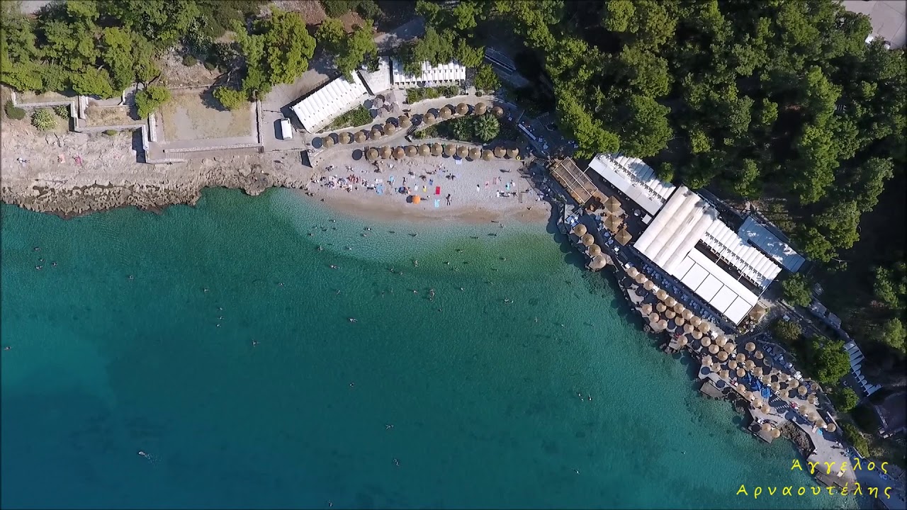 Η παραλία Αρβανιτιάς (Ναύπλιο) ΑΝΩΘΕΝ - Aerial video by drones Dji