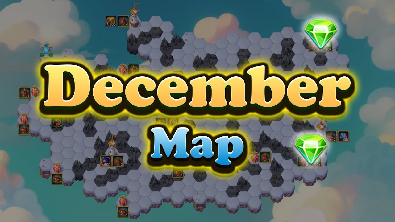 Hero Wars December Map 40,000 Emeralds | Mysterious Island