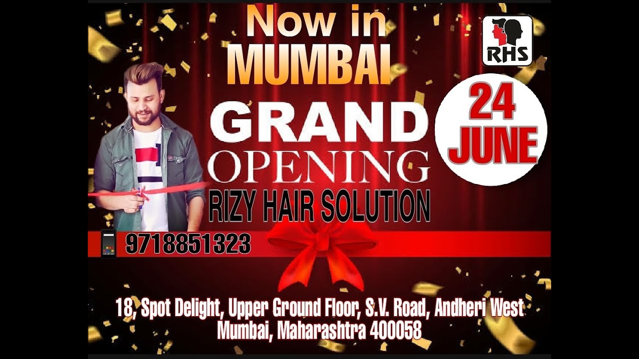 Non Surgical Hair Replacement | Grand Opening In Mumbai | Rizy Hair Solution In Mumbai | Hair Patch.