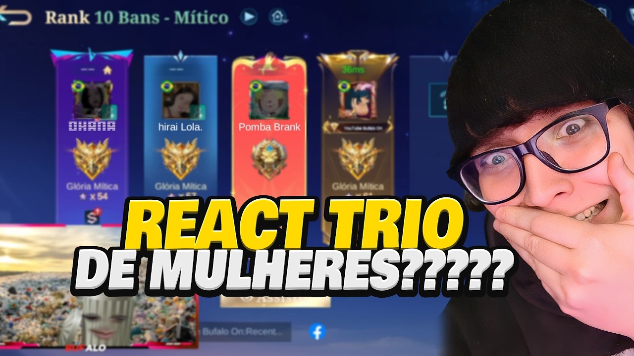 MULHER COM HEROI BOM? MILAGRE? É POSSIVEL? TRIO DE MULHERES CONSEGUEM GANHAR? MOBILE LEGENDS