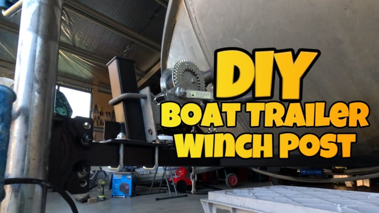 DIY Boat Trailer Winch Post and Road Test