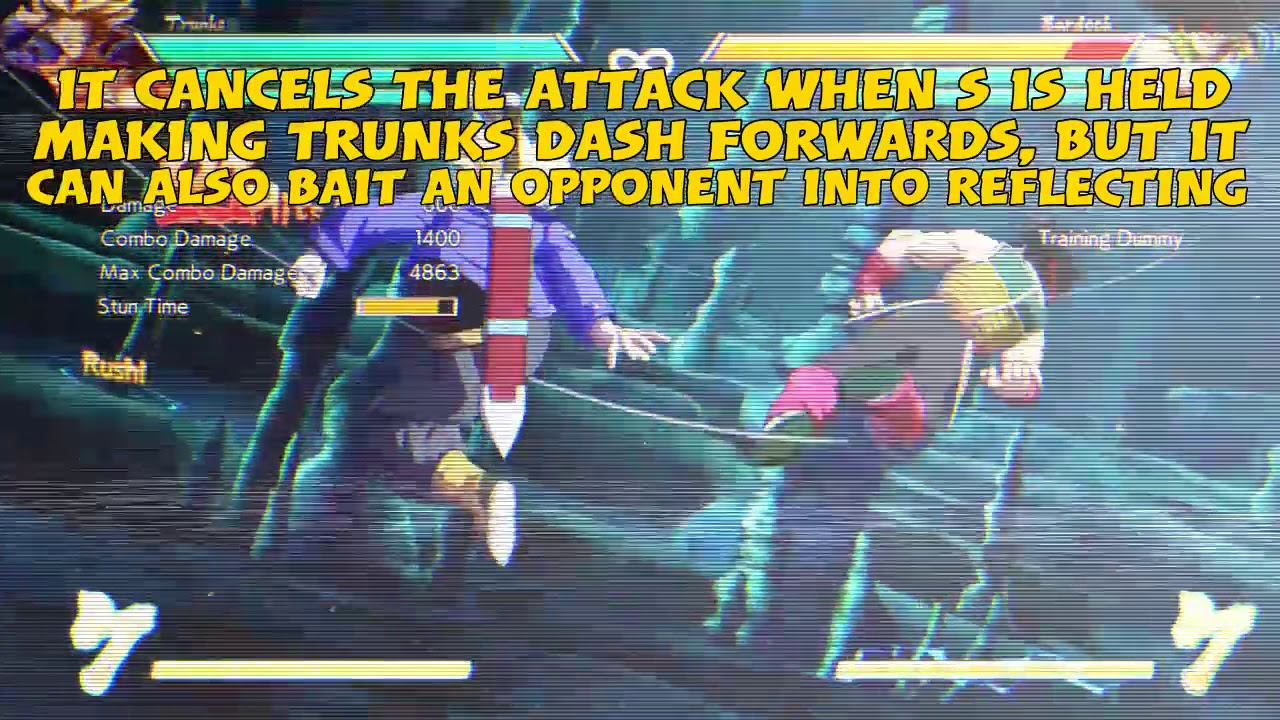 Dragon Ball FighterZ Trunks blockstrings mixups guide