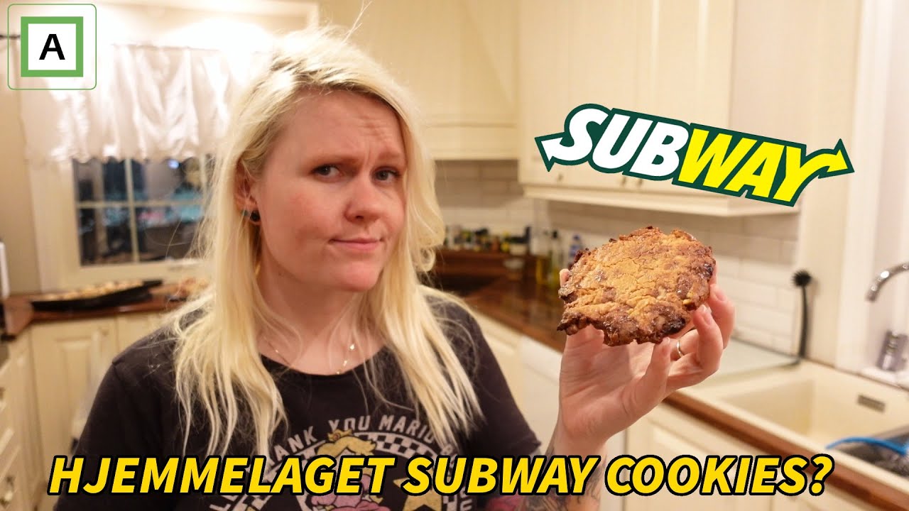HJEMMELAGET SUBWAY COOKIES ** Tester hemmelig oppskrift**
