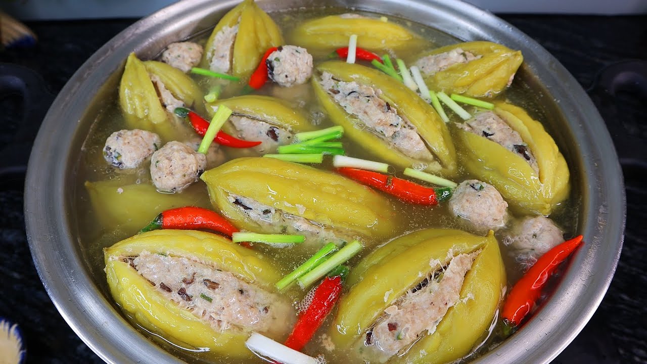 Bí quyết nấu CANH KHỔ QUA HẦM không bị đắng, thịt dai nước ngọt rất là ngon