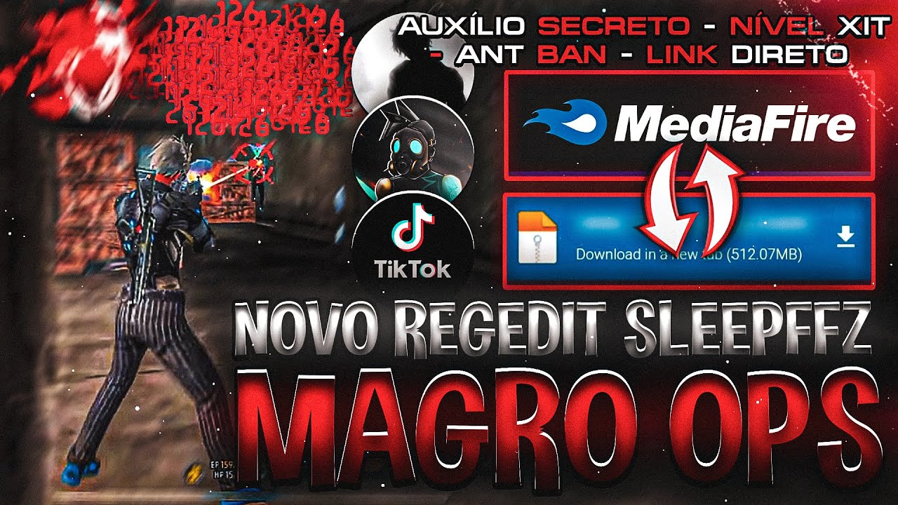 NOVO!😈 AUXILIO DE MIRA SLEEPFFZ - PACK SENSI MAGRO OP - REGEDIT DO SLEEPFFZ - SENSI ANDROID E IPHONE
