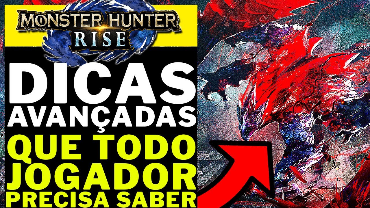Monster Hunter Rise - DICAS AVANÇADAS QUE TODO JOGADOR PRECISA SABER!!!!