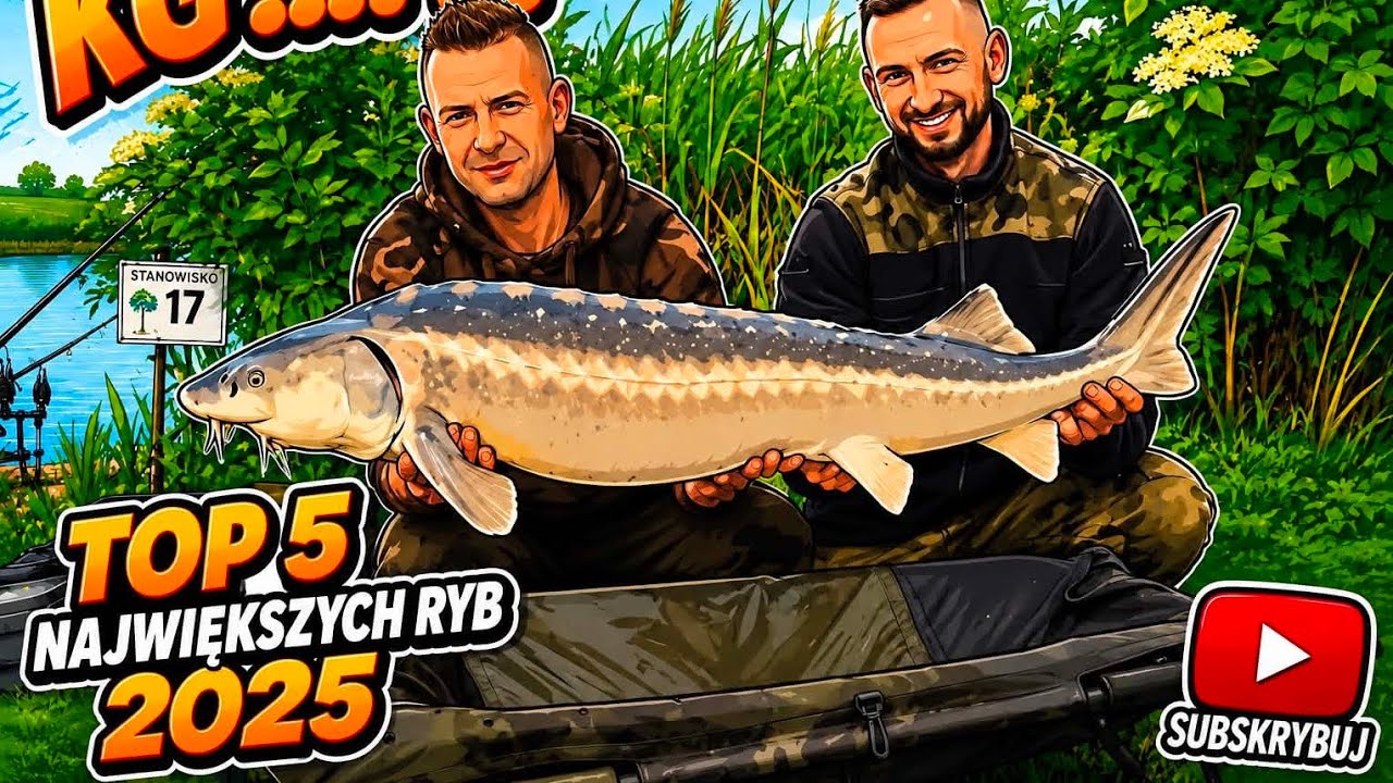 TOP 5 NAJWIEKSZYCH RYB W SEZONIE 2025