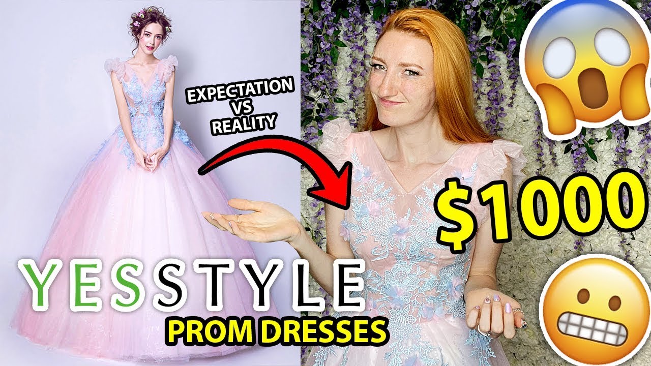 YESSTYLE HAUL | Примерка выпускного платья за 1000 долларов 2019 😬😱*ожидание vs реальность*