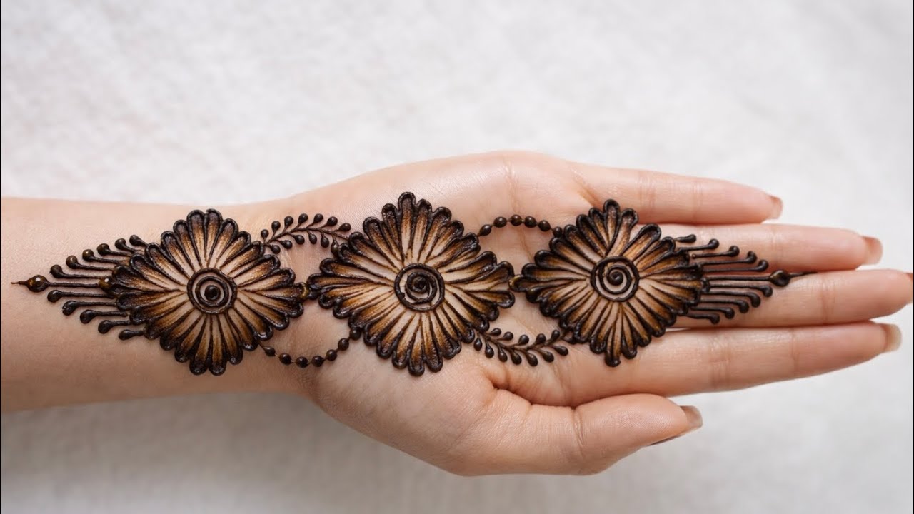 New stylish mehndi design/new mehndi design #creativehenna #viralvideo #grow#explore 