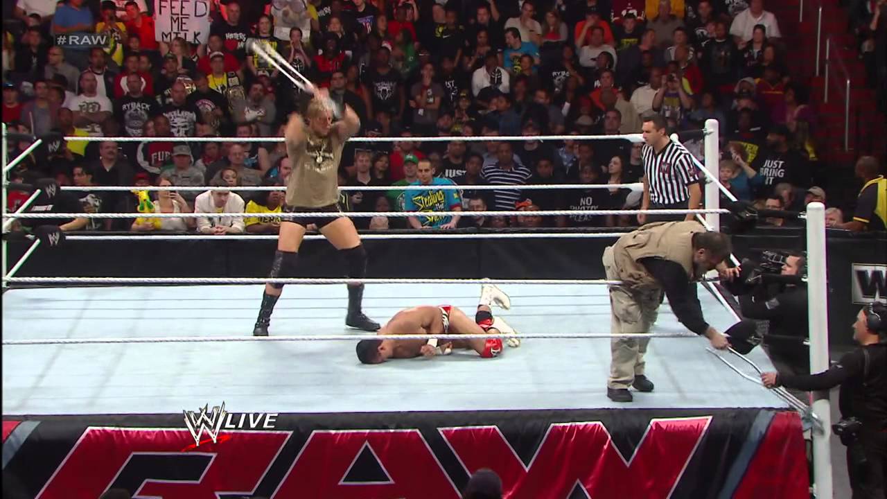 Alberto Del Rio vs. Zeb Colter: Raw, April 1, 2013