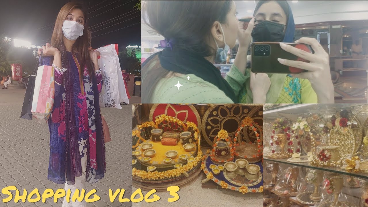 SHOPPING VLOG III | Makeup try krte krte poora tyyar ho gae 💄 | Maryam k sath prank ho gya 😝
