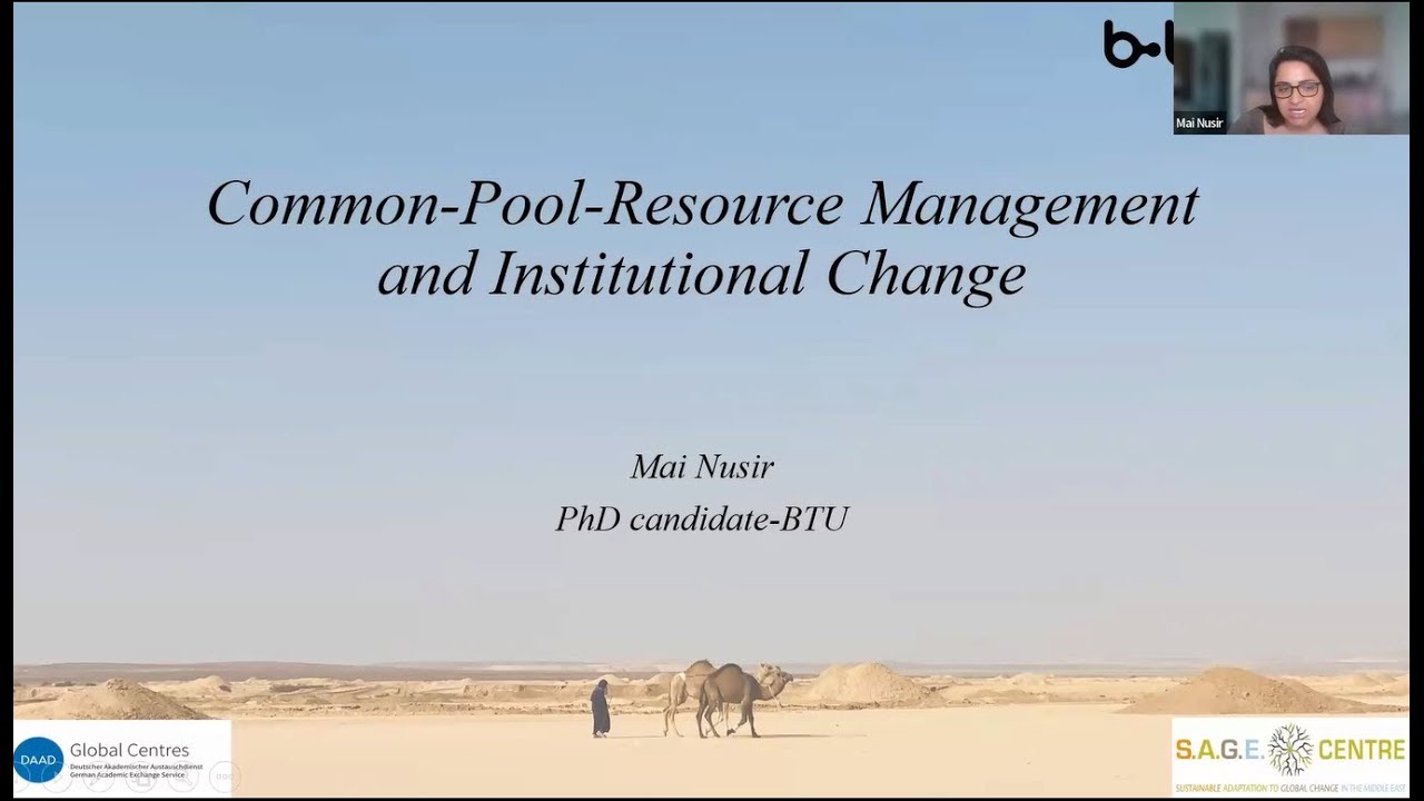 IASC Early Career Network presents: Common-Pool-Resource Management and Institutional Change